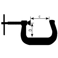 WELDER\'S G-CLAMP - 150MM